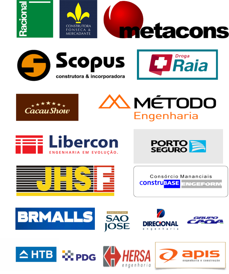 Alguns dos nossos principais clientes